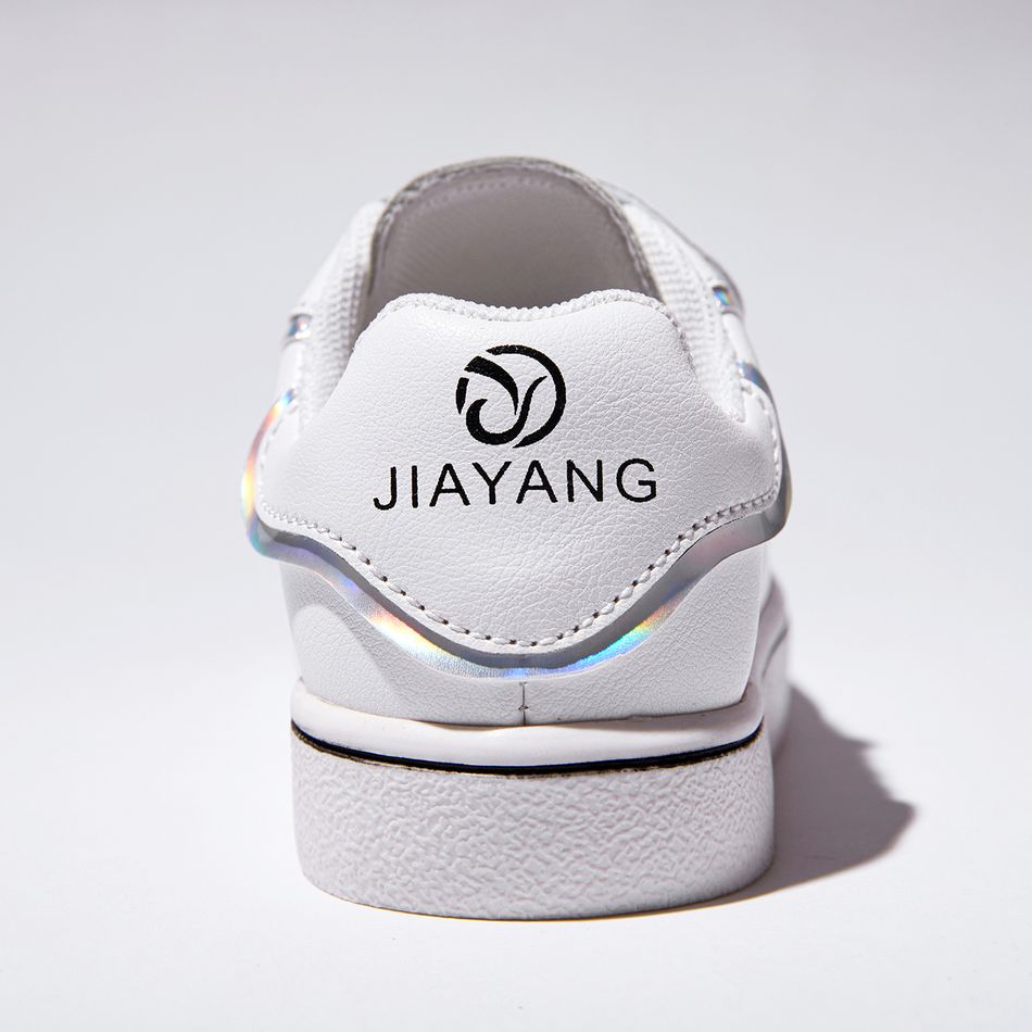 Toddler / Kid Holographic Detail Casual Shoes White big image 5
