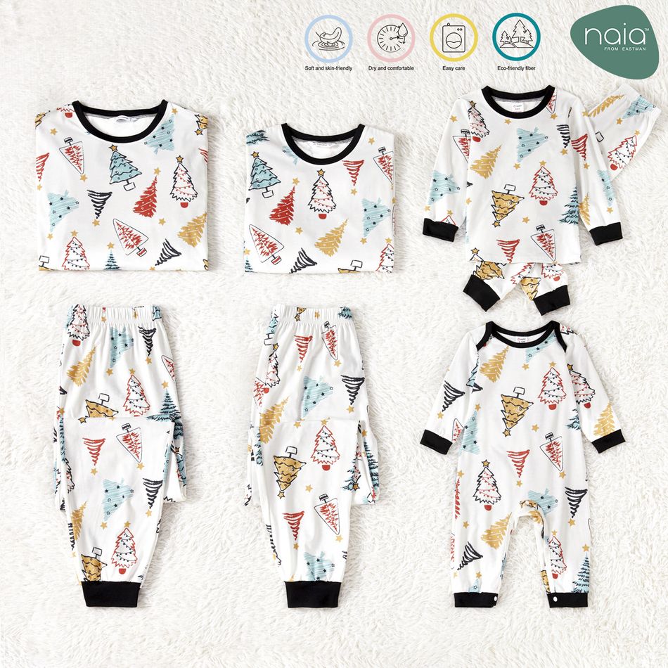 Natal Look de família Manga comprida Conjuntos de roupa para a família Pijamas (Flame Resistant) Preto