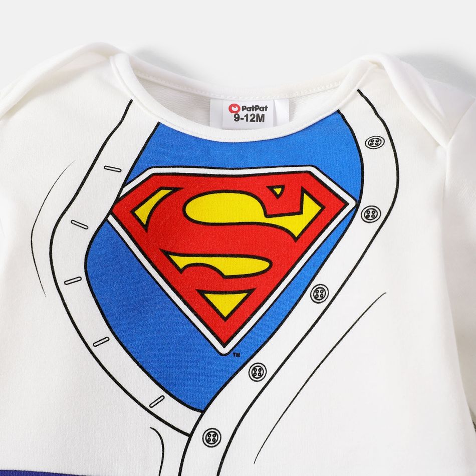 Superman 2 unidades Bebé Menino Avant-garde Manga comprida Macacão Azul Marinho big image 3