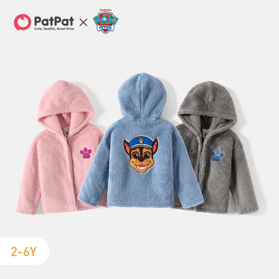 PAW Patrol Toddler Girl/Boy Embroidered Fleece Hooded Jacket Pink big image 2