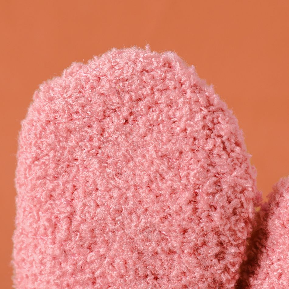 Baby / Toddler Plush Thermal Mittens Gloves Pink big image 4