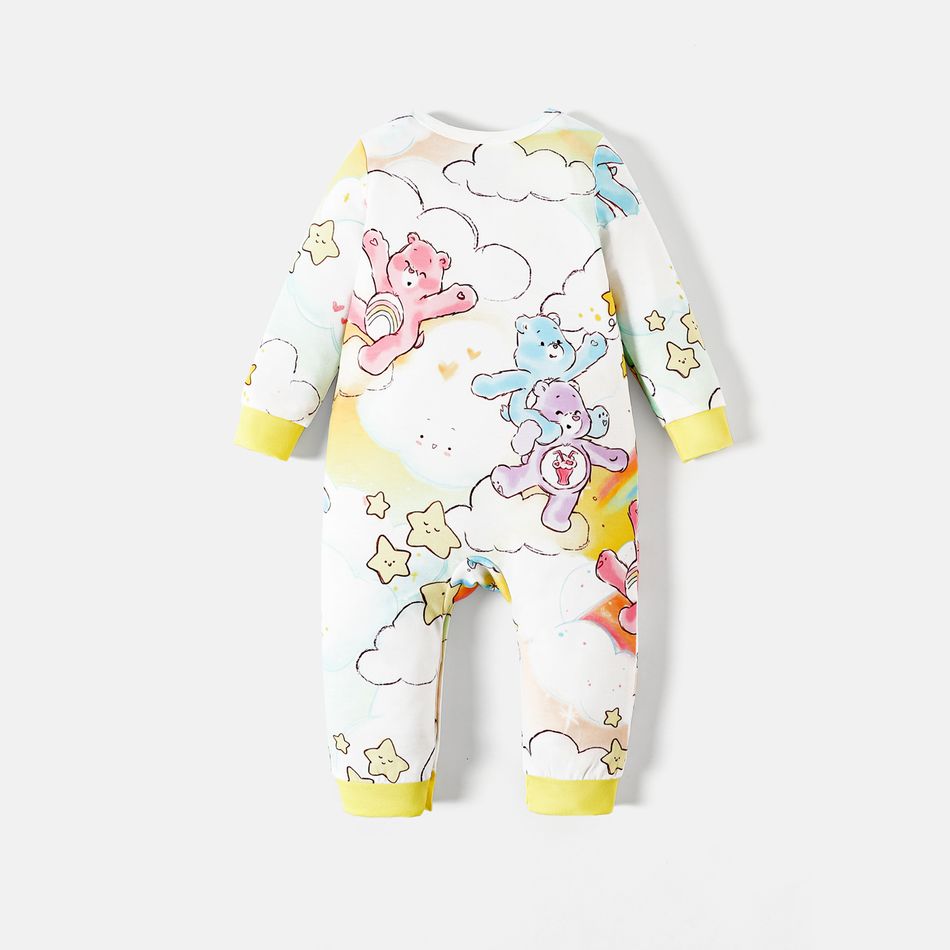Care Bears Baby Boy/Girl Rainbow and Stars Long-sleeve Jumpsuits Multi-color