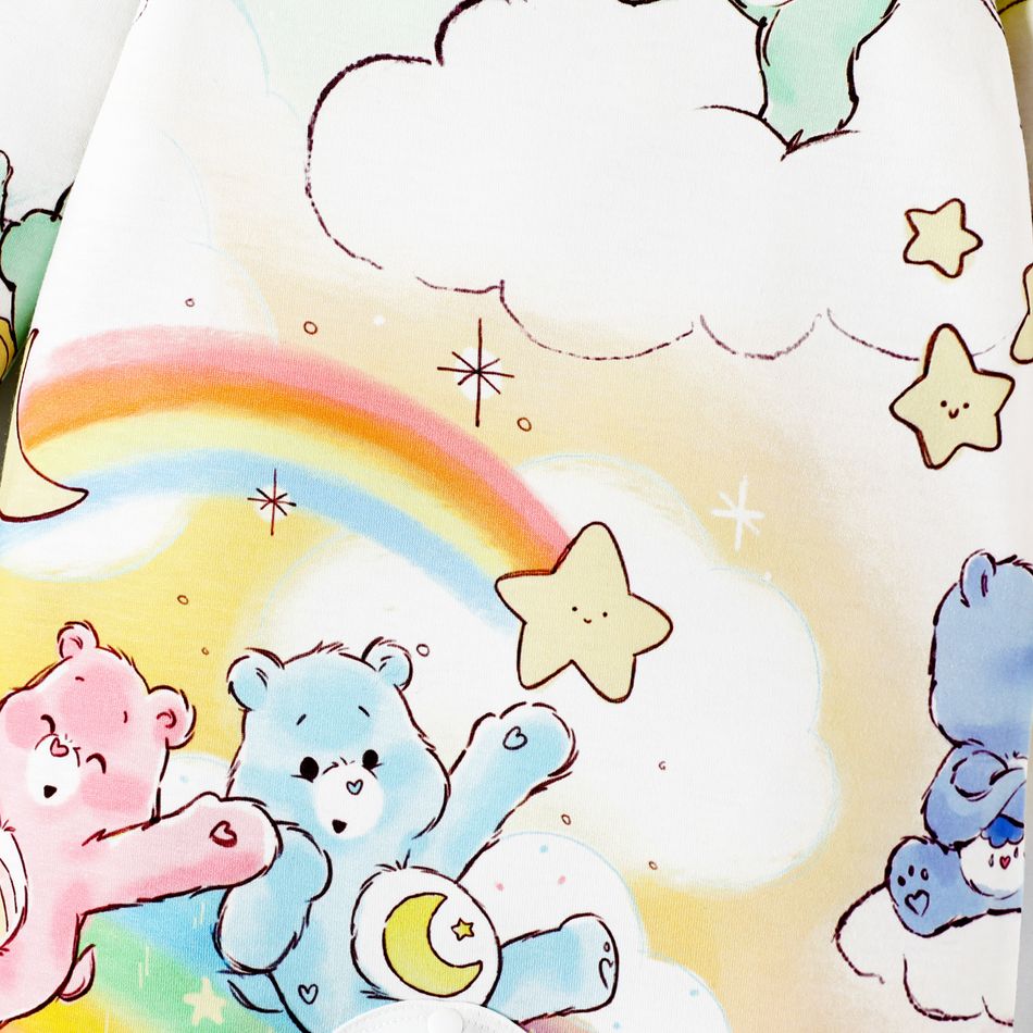 Care Bears Baby Boy/Girl Rainbow and Stars Long-sleeve Jumpsuits Multi-color big image 5