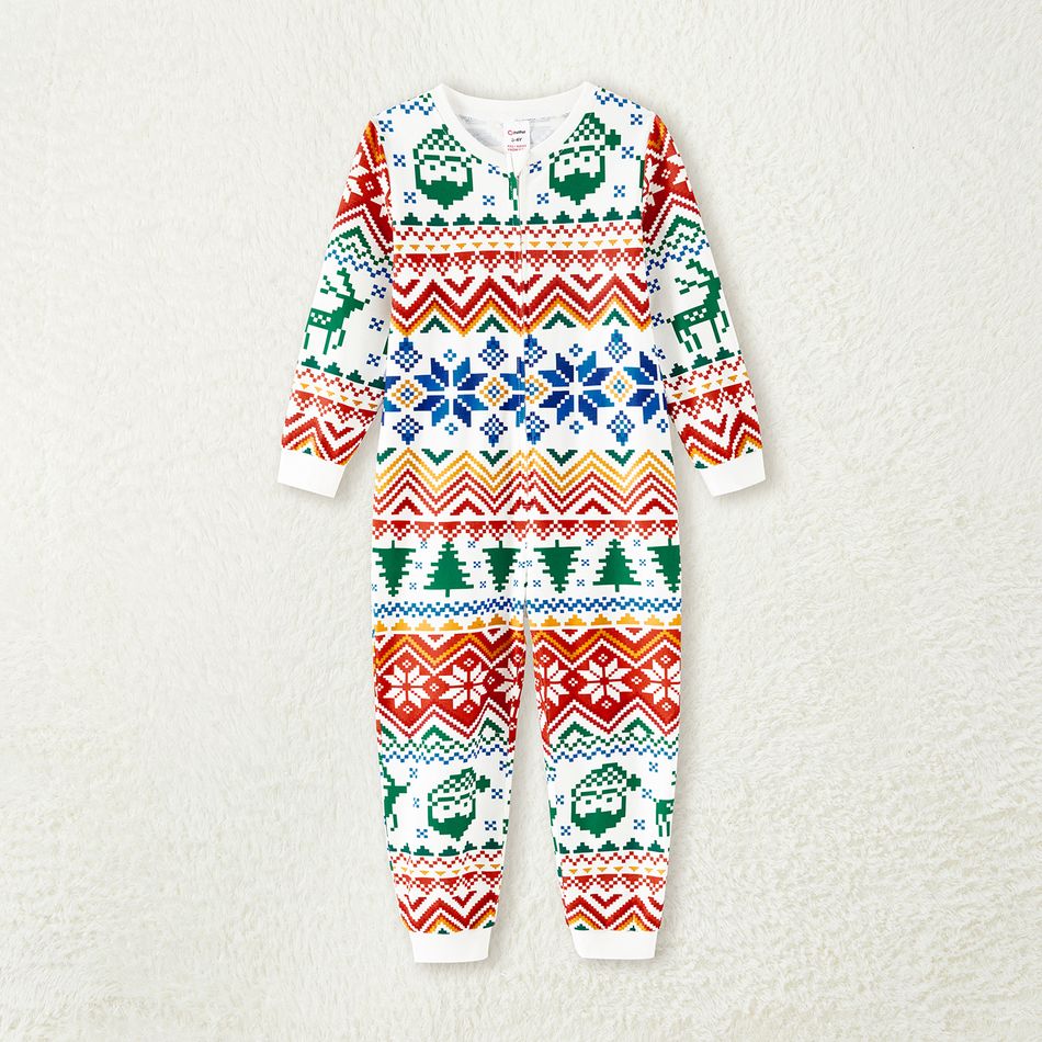 Natal Look de família Manga comprida Conjuntos de roupa para a família Pijamas (Flame Resistant) colorido big image 9