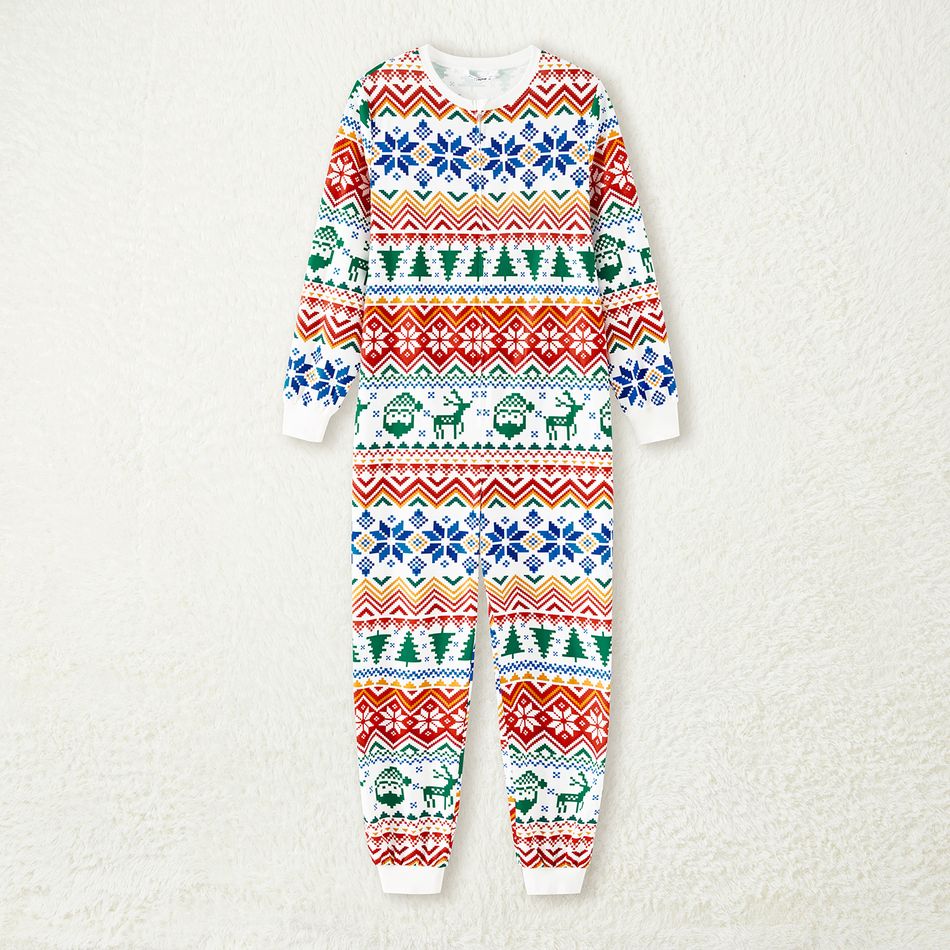 Natal Look de família Manga comprida Conjuntos de roupa para a família Pijamas (Flame Resistant) colorido big image 6