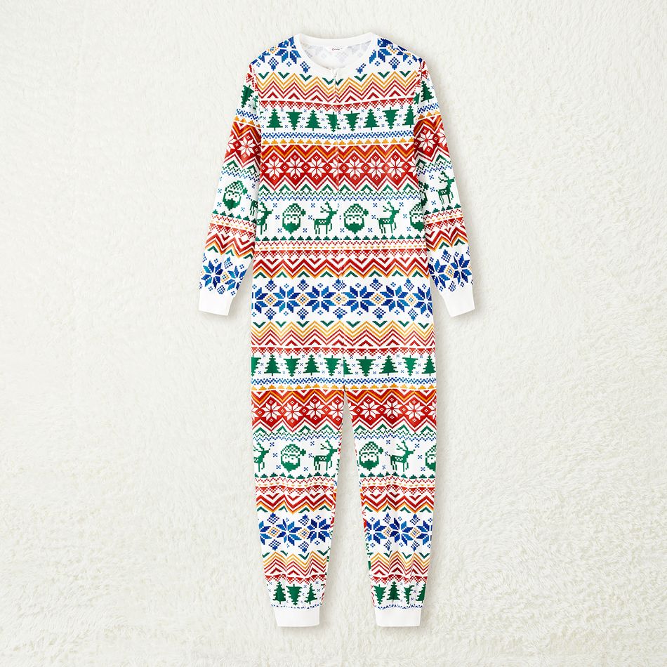 Natal Look de família Manga comprida Conjuntos de roupa para a família Pijamas (Flame Resistant) colorido big image 8