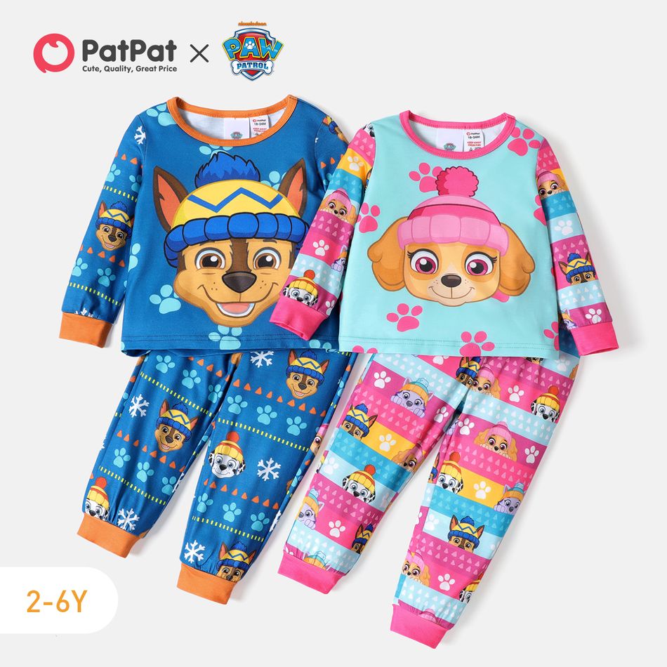 Patrulha Canina Natal 2 unidades Criança Unissexo Costuras de tecido Infantil Cão Sets para casa Azul big image 6