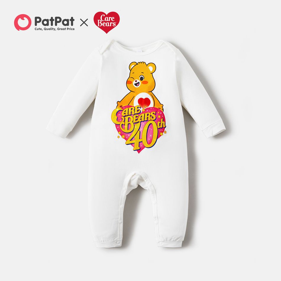 Care Bears Family Matching 100% Cotton Long-sleeve Graphic Print Hoodies White big image 8