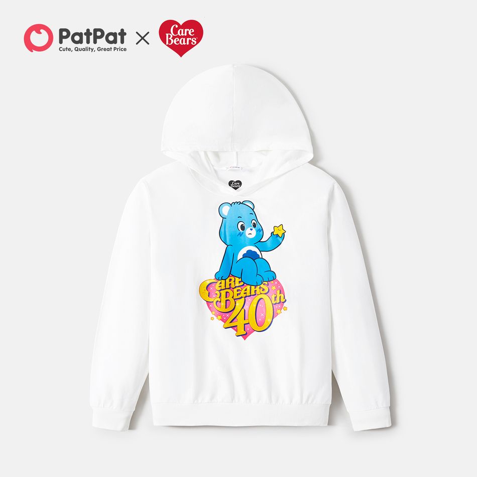Care Bears Family Matching 100% Cotton Long-sleeve Graphic Print Hoodies White big image 2
