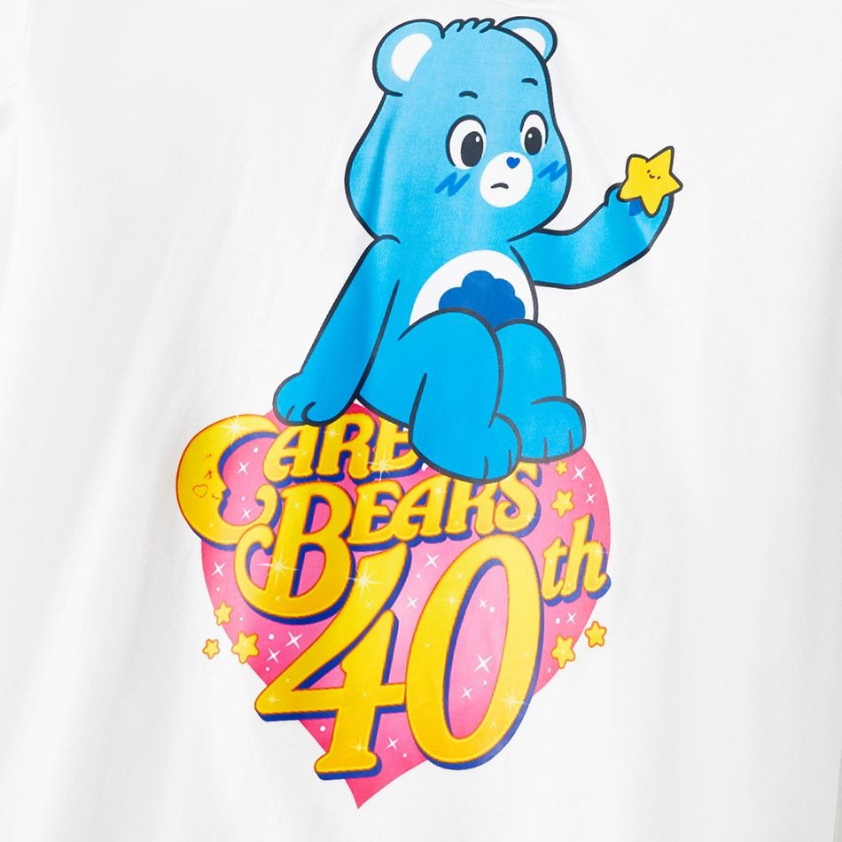 Care Bears Family Matching 100% Cotton Long-sleeve Graphic Print Hoodies White big image 3