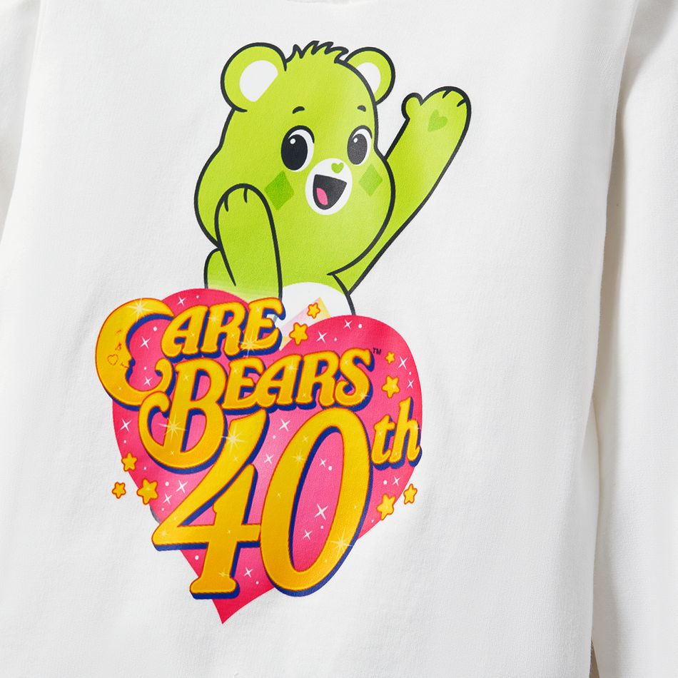 Care Bears Family Matching 100% Cotton Long-sleeve Graphic Print Hoodies White big image 7
