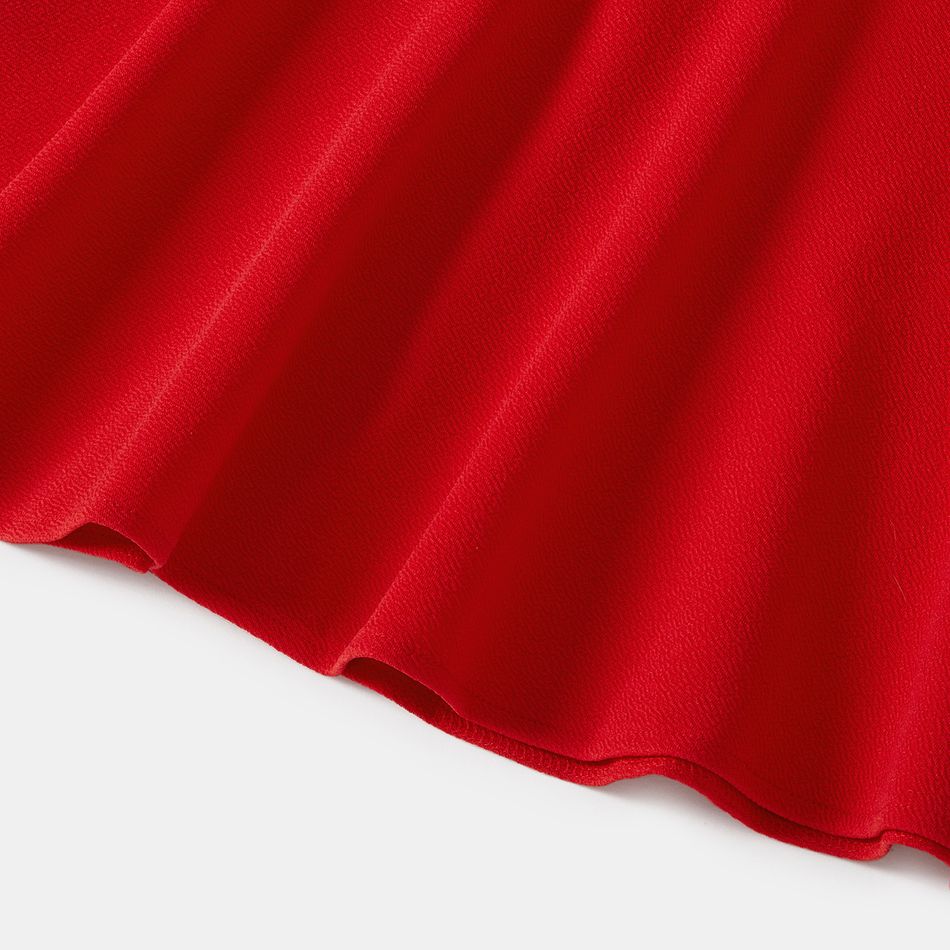 Dia dos Namorados Sem mangas Vestidos Mãe e eu Vermelho big image 5