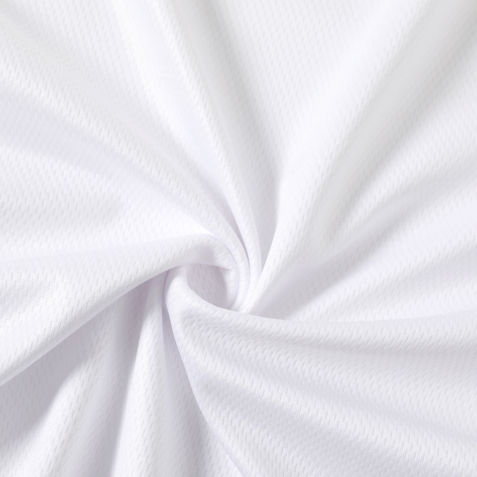 Family Matching Short-sleeve Graphic White Soccer T-shirts (USA) White big image 14