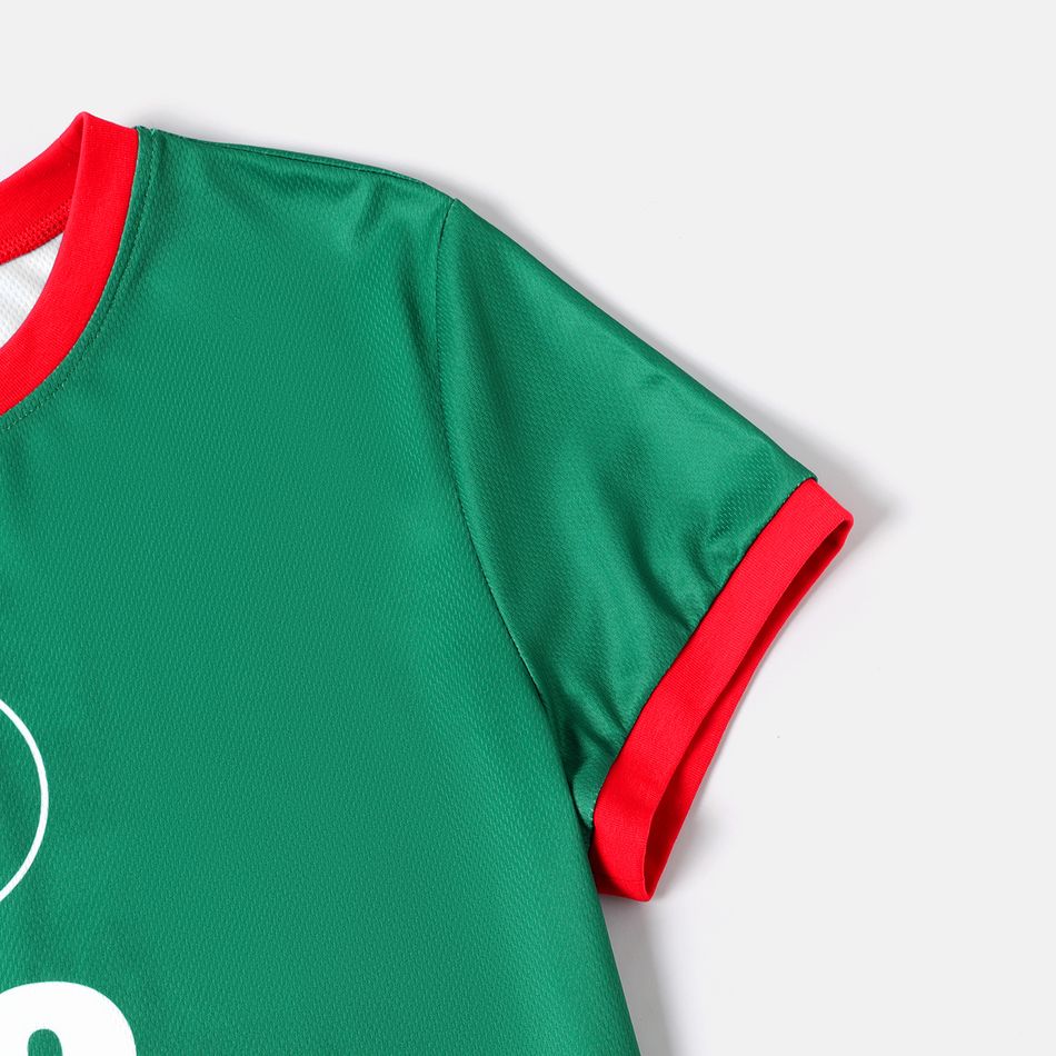Family Matching Short-sleeve Graphic Green Football T-shirts (Mexico) Green big image 12