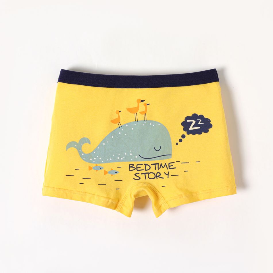 3-Pack Kid Boy Dinosaur Print Boxer Briefs Underwear Multi-color big image 2