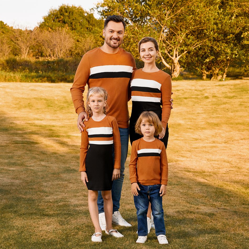 Look de família Manga comprida Conjuntos de roupa para a família Conjuntos Preto/Branco/Vermelho big image 14