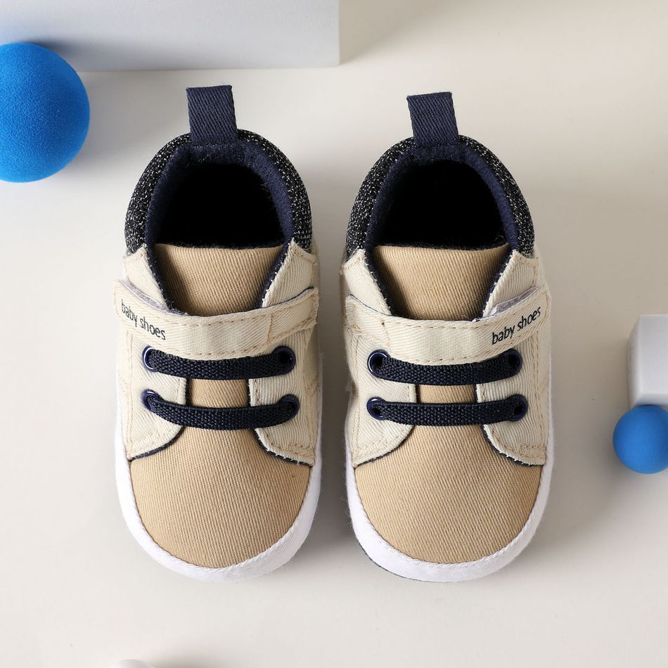 Baby / Toddler Color Block Prewalker Shoes Apricot