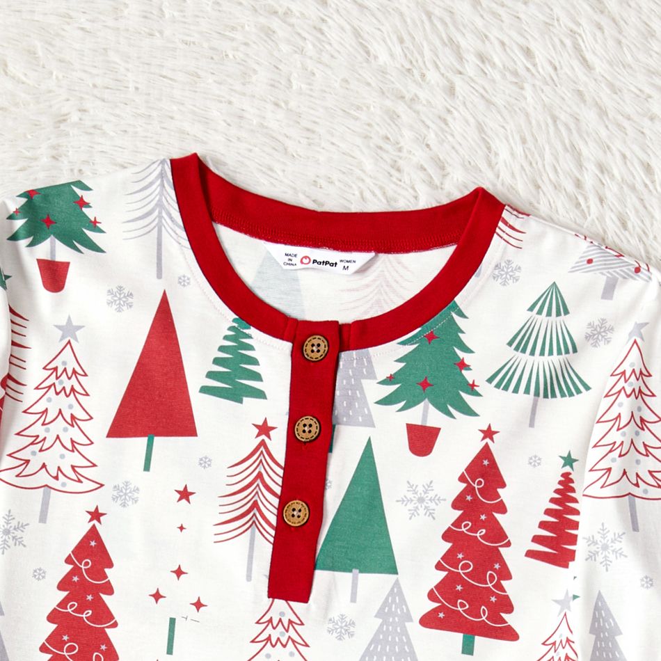 Natal Look de família Manga comprida Conjuntos de roupa para a família Pijamas (Flame Resistant) colorblock big image 5
