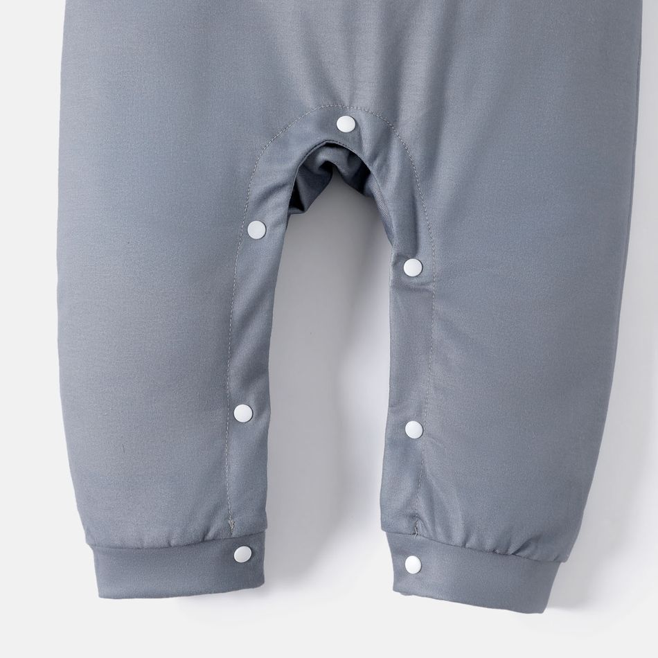 Tom and Jerry 2 Stück Baby Unisex Unechter Zweiteiler Kindlich Baby-Overalls grau big image 5