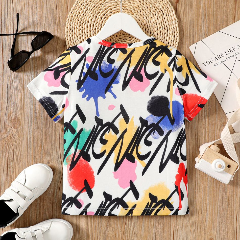 Kid Boy Trendy Tie Dyed Short-sleeve Tee Multi-color