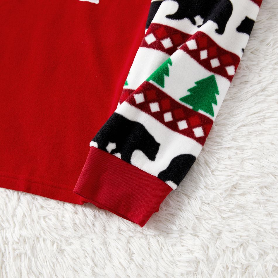 Natal Look de família Manga comprida Conjuntos de roupa para a família Pijamas (Flame Resistant) Vermelho big image 16