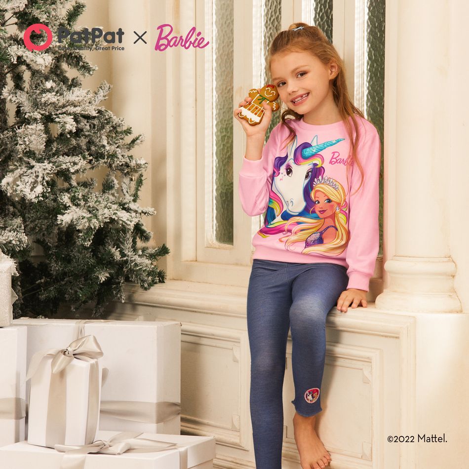 Barbie Kleinkinder Mädchen Süß Sweatshirts rosa big image 6