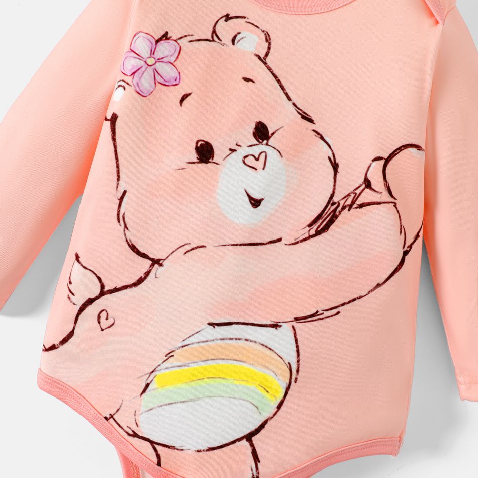 Glücksbärchis 2 Stück Baby Unisex Bär Kindlich Langärmelig Baby-Sets rosa big image 5