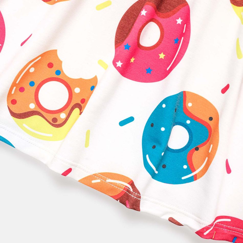 Naia Toddler Girl Donut Print Short-sleeve Dress Colorful