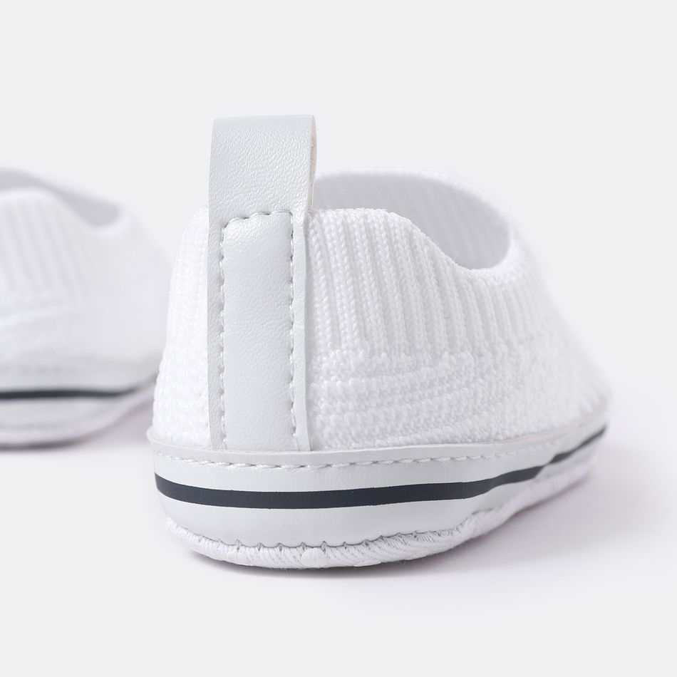 Baby / Toddler Plain Slip-on Prewalker Shoes White big image 5