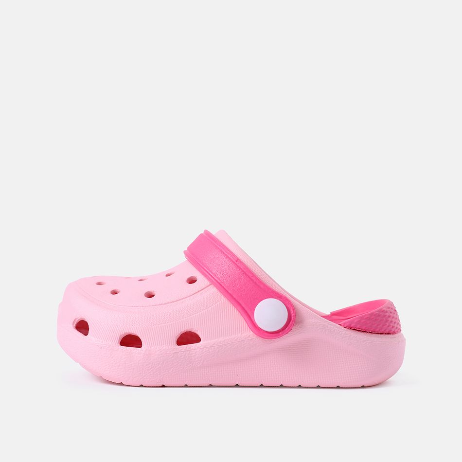 Toddler / Kid Hollow Out Vented Clogs Pink big image 2