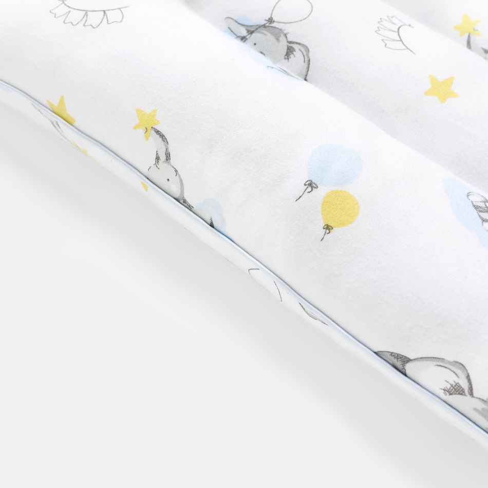 100% Cotton Elephant Pattern Baby Pillow Multi-color big image 2