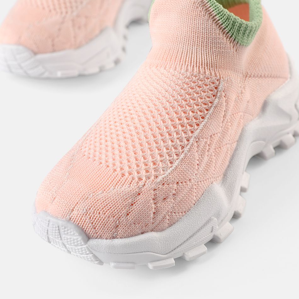 Toddler / Kid Pink Breathable Sock Sneakers Pink