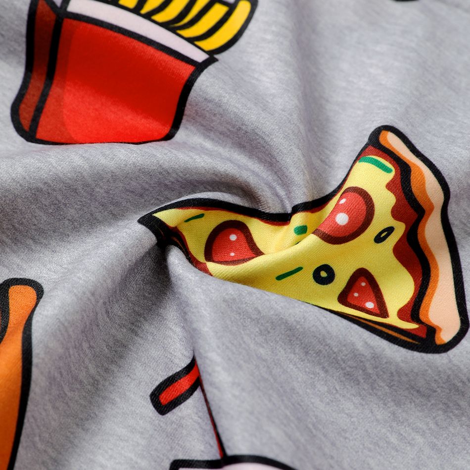 Naia Toddler Boy Fast Food Print Pullover Sweatshirt Color block