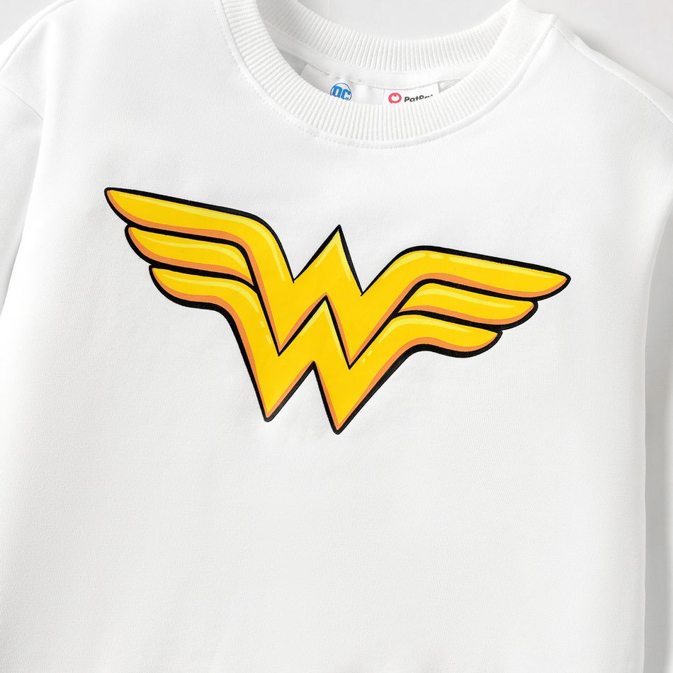 Justice League Toddler Boy/Girl Cotton Pullover Sweatshirt White big image 3