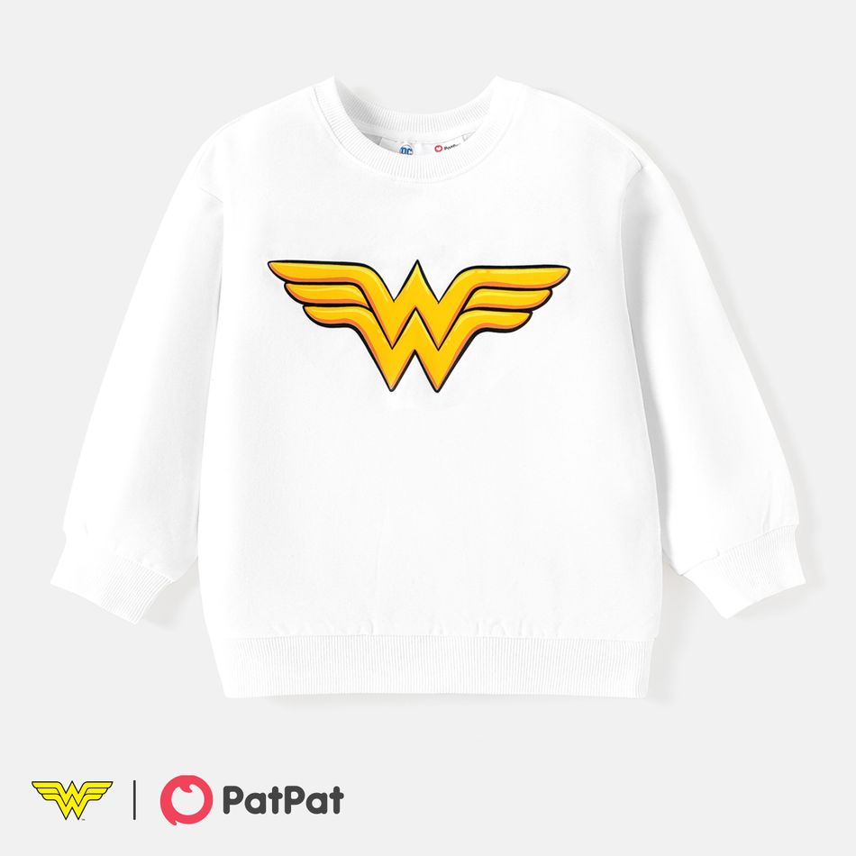 Justice League Toddler Boy/Girl Cotton Pullover Sweatshirt White big image 1