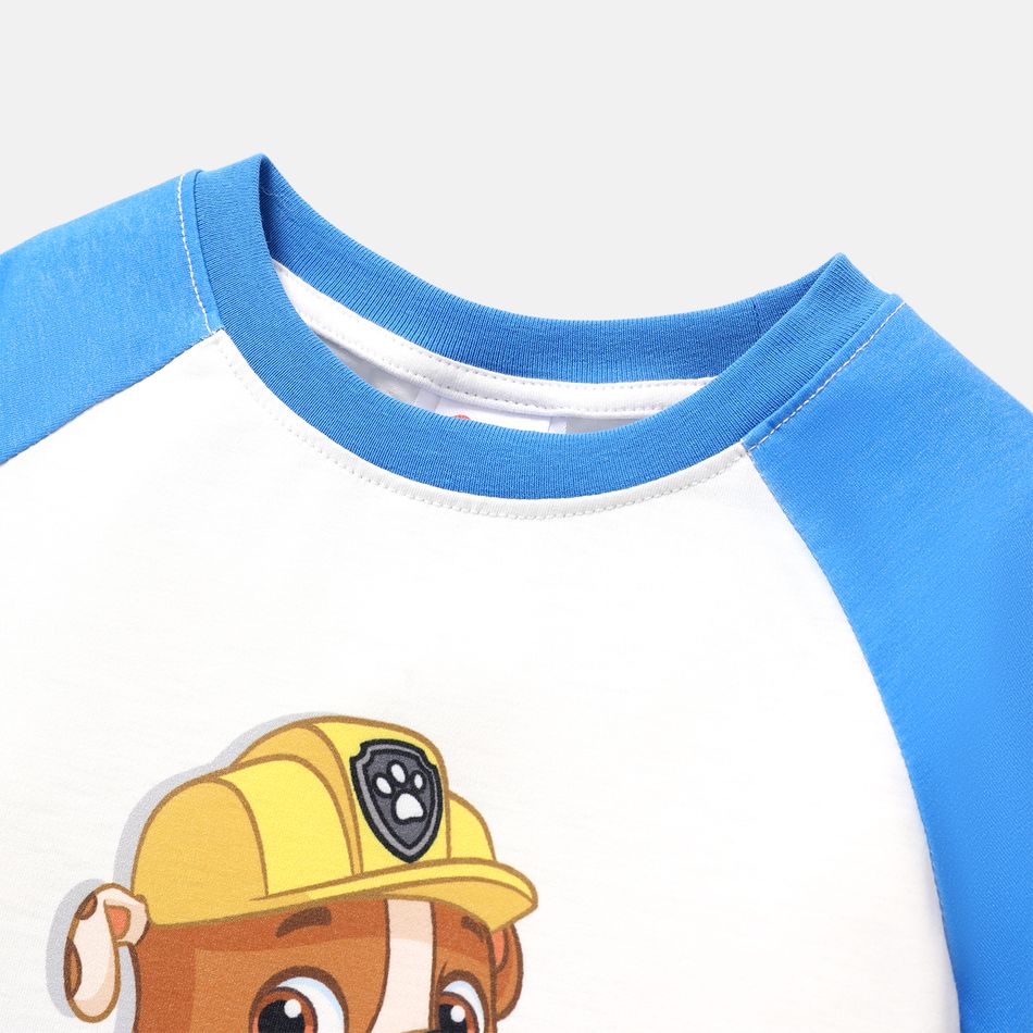 Patrulha Canina Criança Unissexo Costuras de tecido Infantil Cão Manga curta T-shirts Azul big image 3