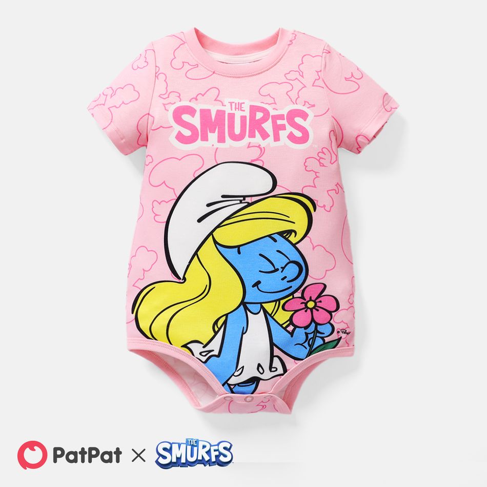 The Smurfs Family Matching Graphic Print Short-sleeve Naia™ Tee Colorful