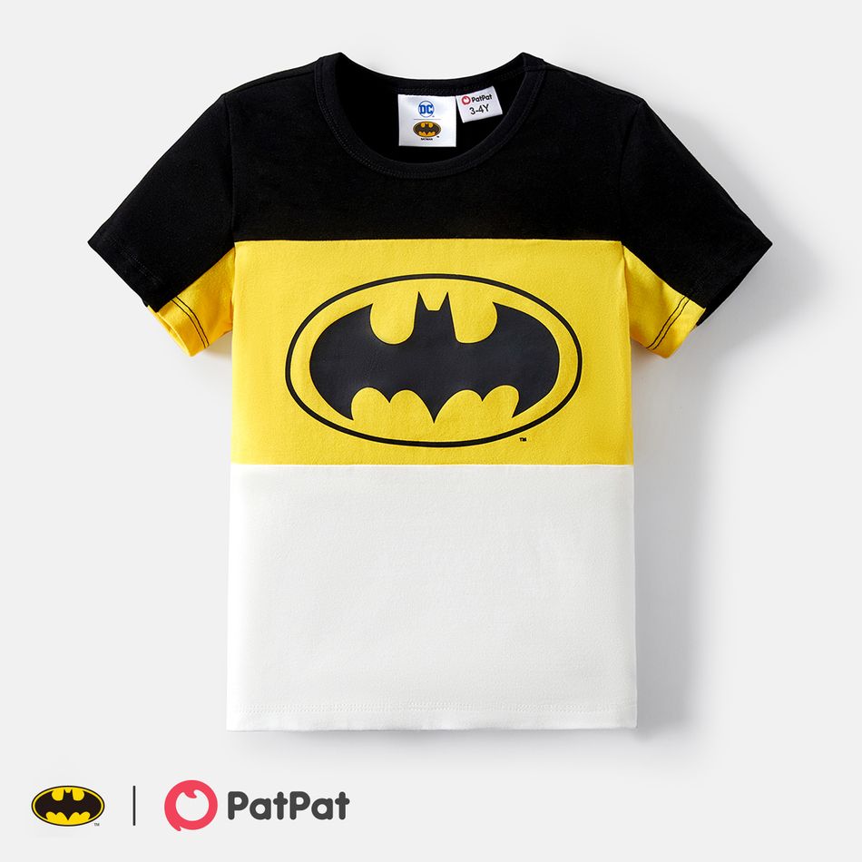 Batman Family Matching Cotton Short-sleeve Graphic Colorblock Tee ColorBlock big image 6