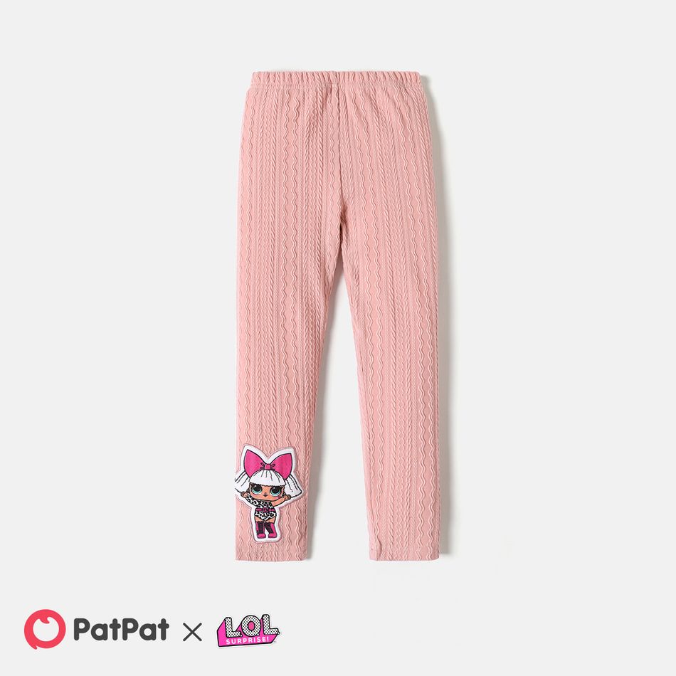 LOL Surprise Enfant en bas âge Fille Basique Leggings / Slim fit / Bootcut Rose big image 1