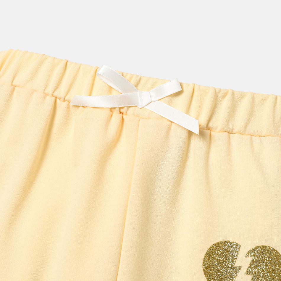 L.O.L. SURPRISE! Kid Girl Graphic Heart Star Print Elasticized Pants Creamcolored big image 4