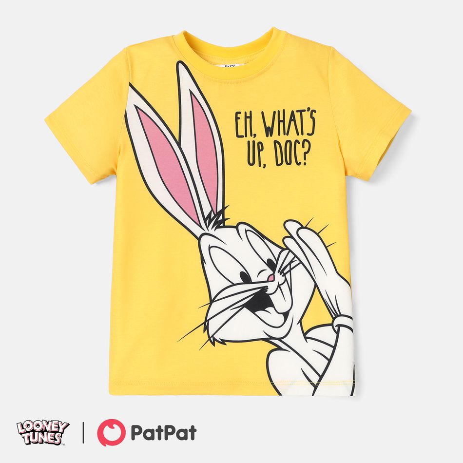 Looney Tunes Kid Girl/Boy Naia Character Print Short-sleeve Tee Yellow big image 1