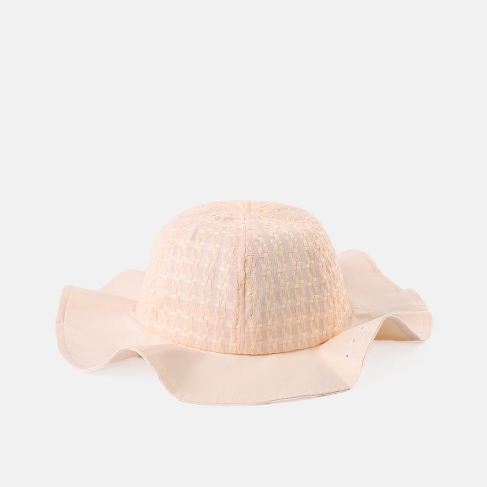 Baby / Toddler Lace Up Sun Protection Hat Pink big image 1
