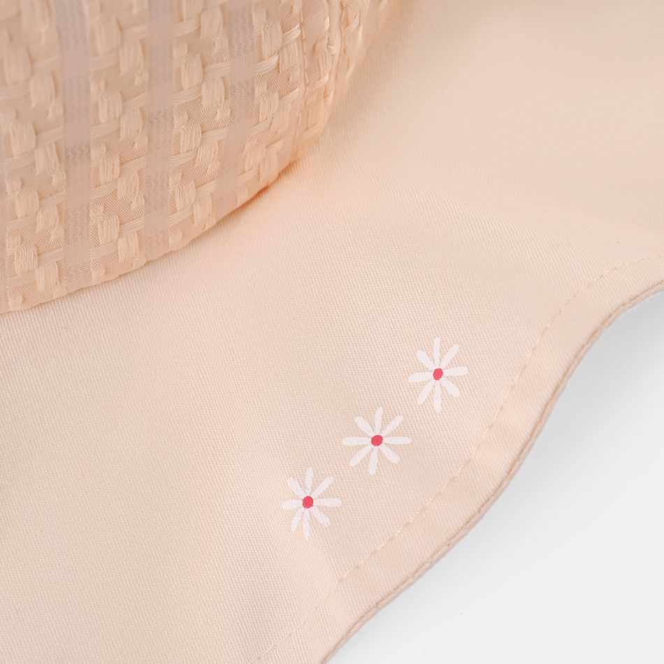 Baby / Toddler Lace Up Sun Protection Hat Pink big image 3