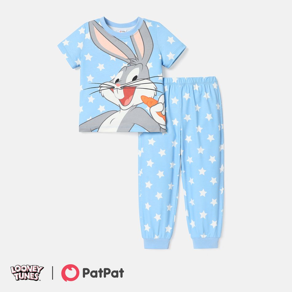 PAW Patrol 2pcs Toddler Girl/Boy Naia Character Print Short-sleeve Tee and Pants Set Azure- big image 1