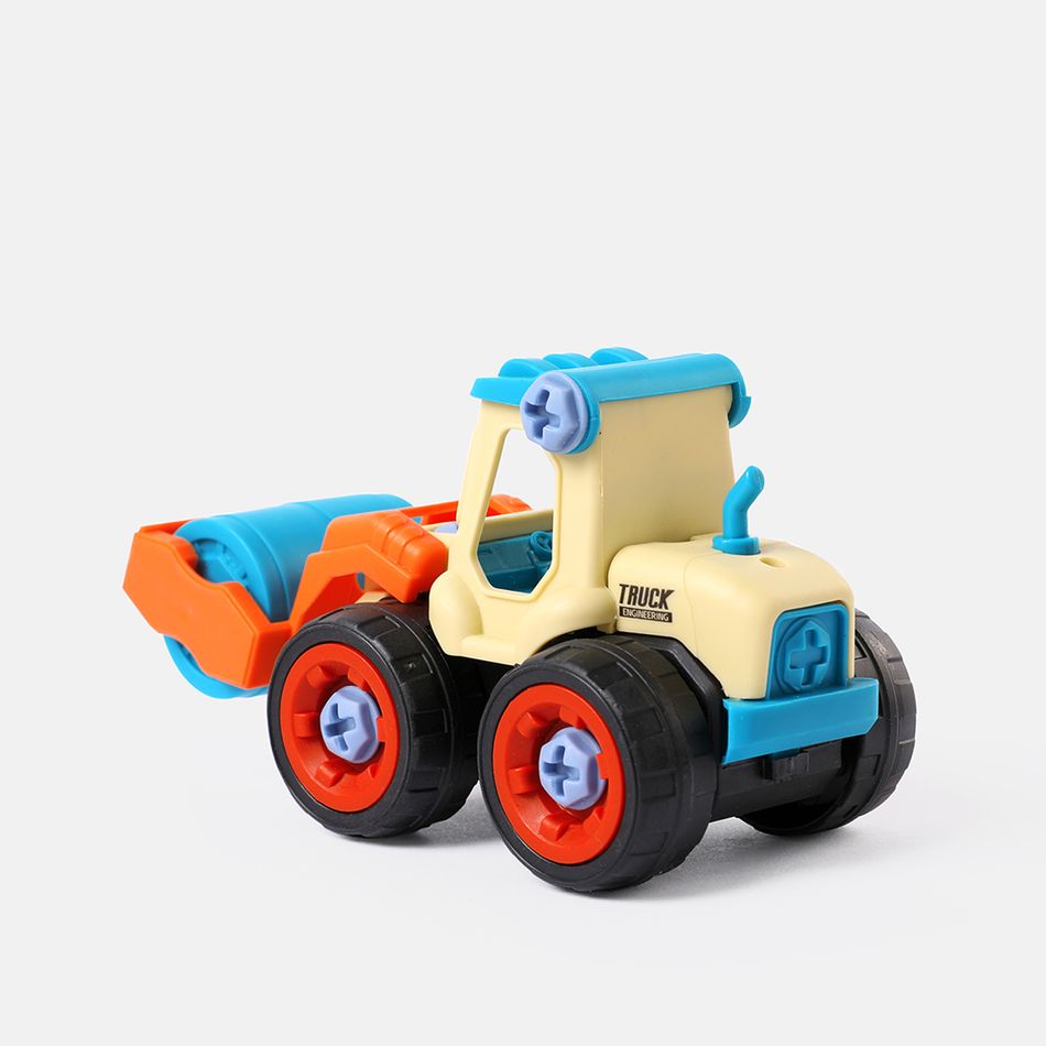 4-pack Engineering Vehicles Toys Trucks Car Stem Construction Building Set Educational Engineering Vehicle Car Toys Multi-color big image 4