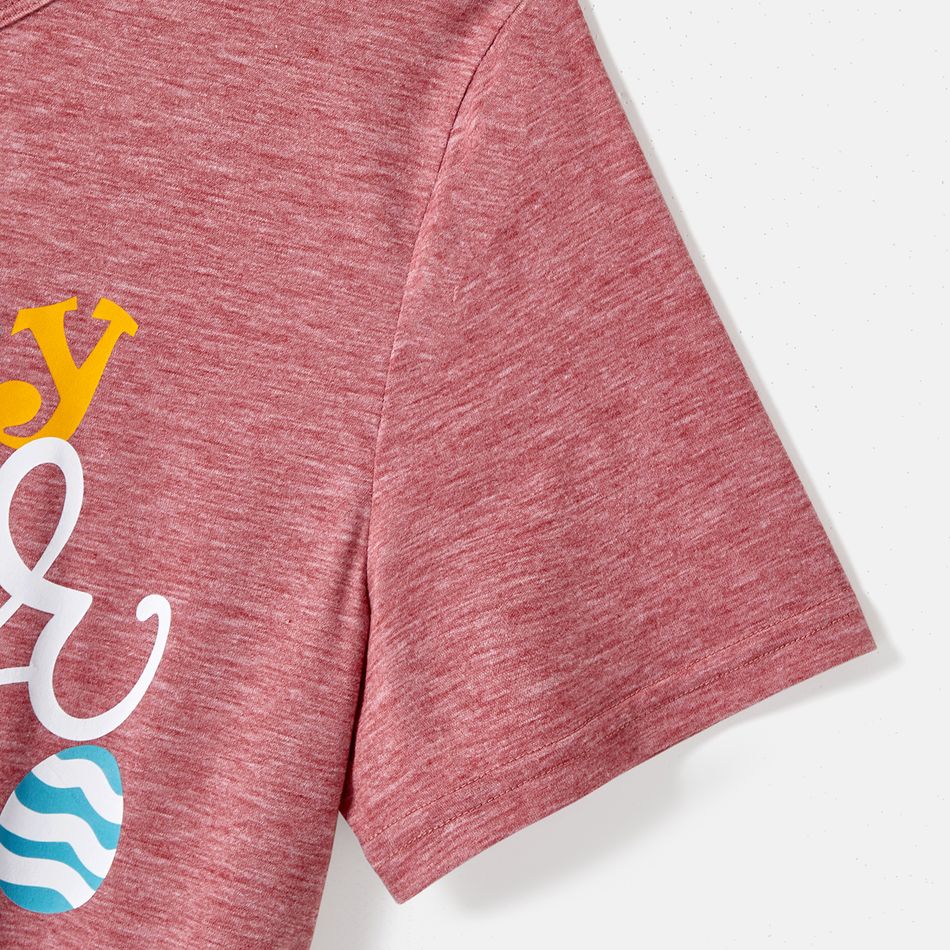Easter Family Matching Short-sleeve Graphic Tee ColorBlock big image 7