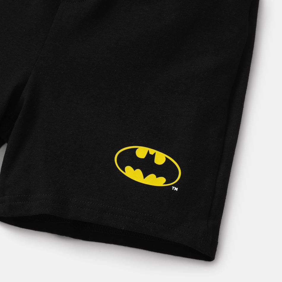 Batman قطعتان 4 - 14 سنة أطقم رجالي اسود و ابيض big image 4