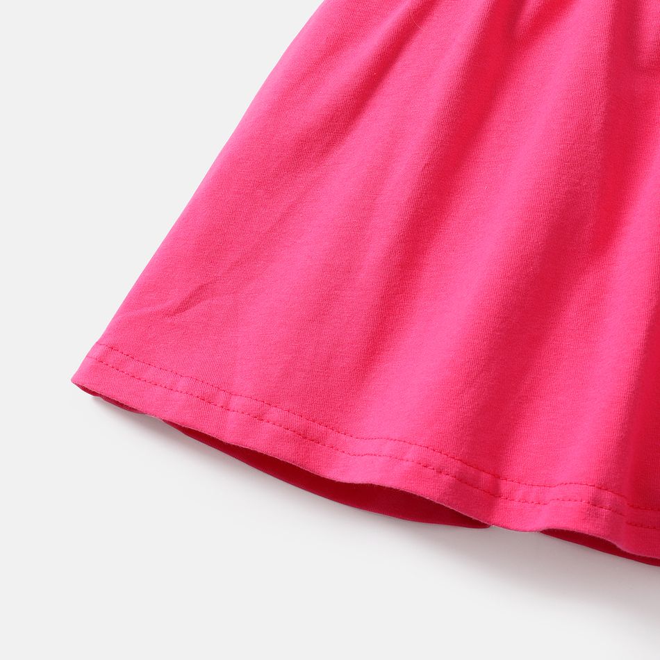 L.O.L. SURPRISE! 2pcs Toddler/Kid Girl Bowknot Design Sleeveless Tee and Shorts Set PINK-1 big image 3