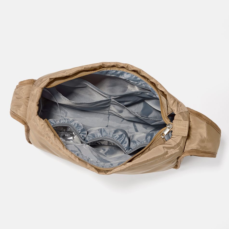 Messenger Diaper Bag Waterproof Mommy Bag Baby Accessories Bag Brown big image 8