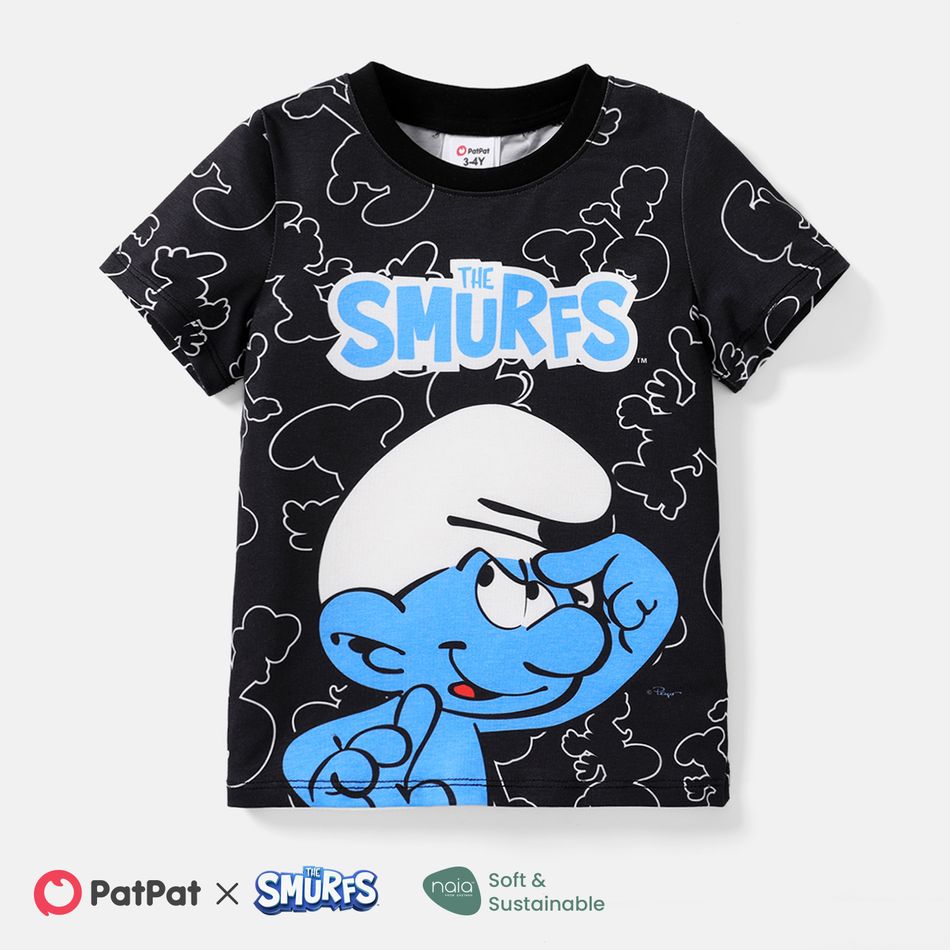 The Smurfs Family Matching Graphic Print Short-sleeve Naia™ Tee Colorful big image 9